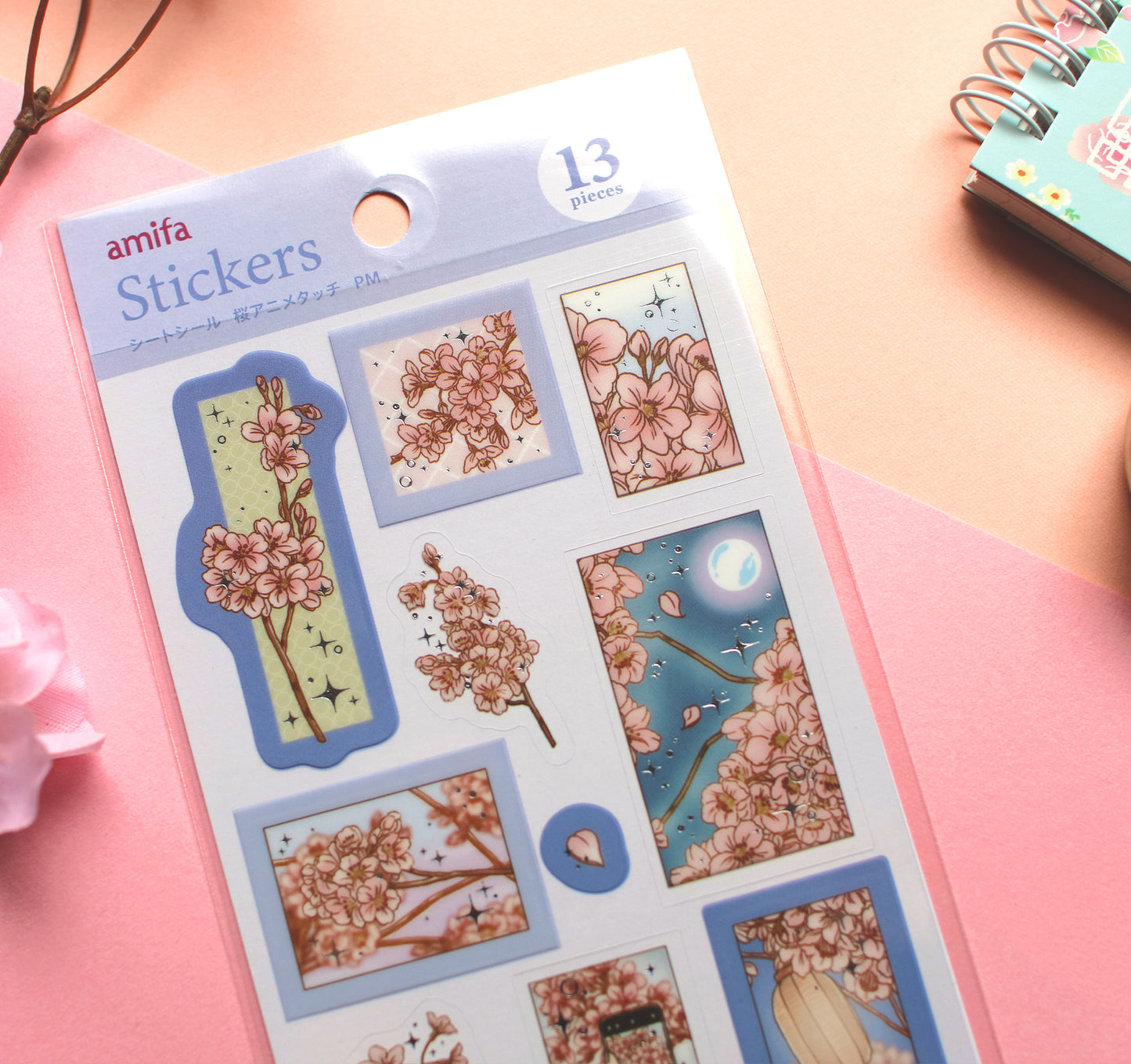 🌸דף מדבקות - סאקורה🌸